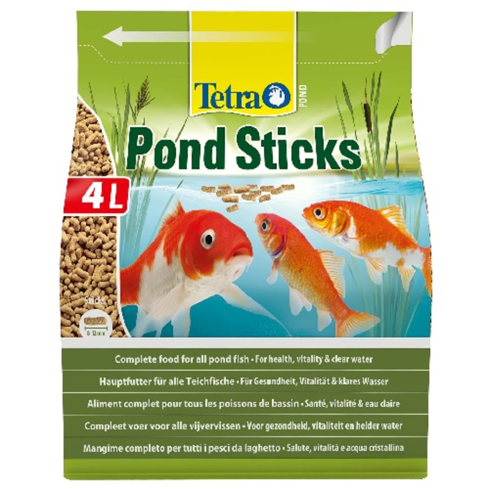 TETRA POND STICKS, Alimento para Peces de Estanque, 4 L
