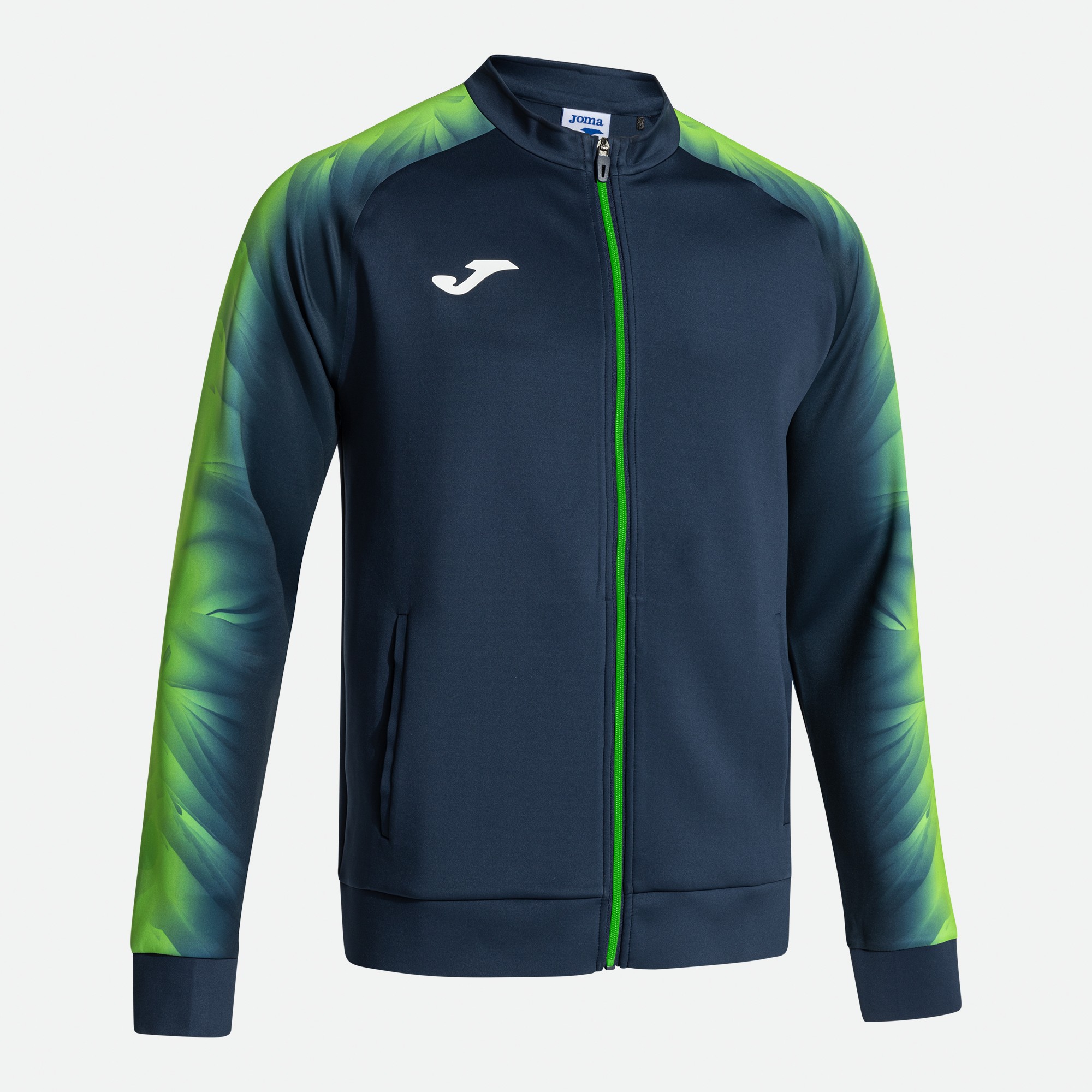 JOMA CHAQUETA ELITE XI MARINO VERDE FLUOR Talla 12 (2XS) Niño Junior