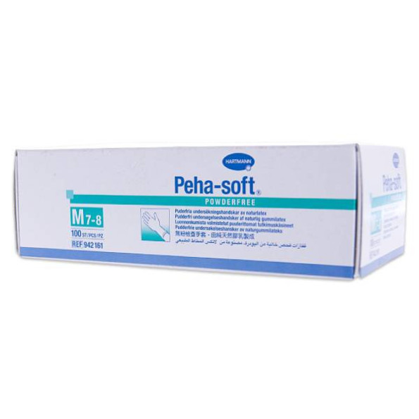 Guantes Pehasoft Latex Sin Polvo Talla Mediana 1 Hartmann
