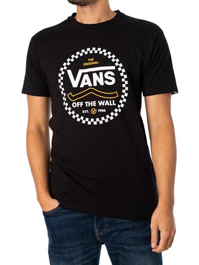 Camiseta Vans Round Off para Hombre de Algodón