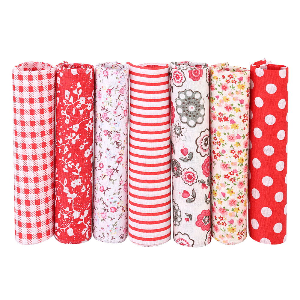 TK 50 unids/set de tela de retales con estampado Floral de algodón, manualidades de costura, acolchado, álbum de recortes (50x50cm)