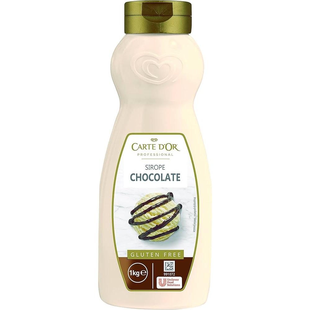 CARTE D´OR Sirope de chocolate 1 kg - Sin gluten - Unilever food solutions Professional