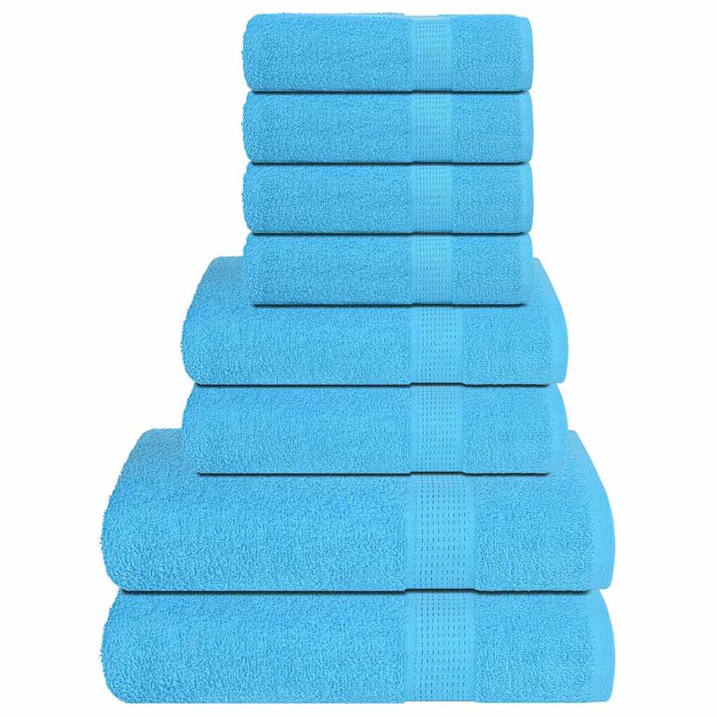vidaXL Juego de toallas FROGN 8 piezas 360 g/m²