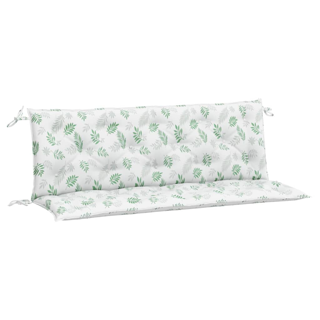 Vidaxl Cojines Banco Jardín 2 Uds Tela 150x50x7 Cm - Color Antracita, Crema, Negro