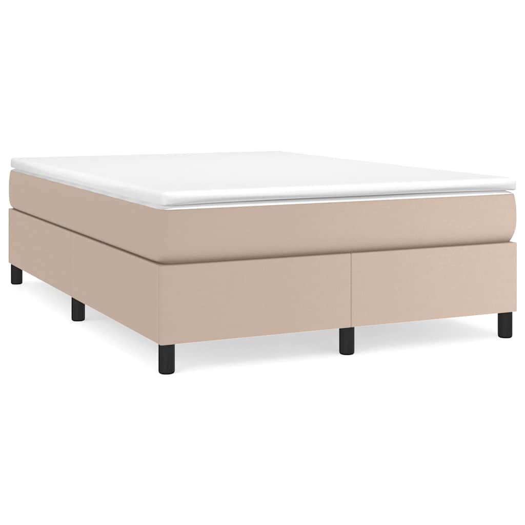 vidaXL Estructura de cama con somier cuero sintético 140x190 cm Multicolor