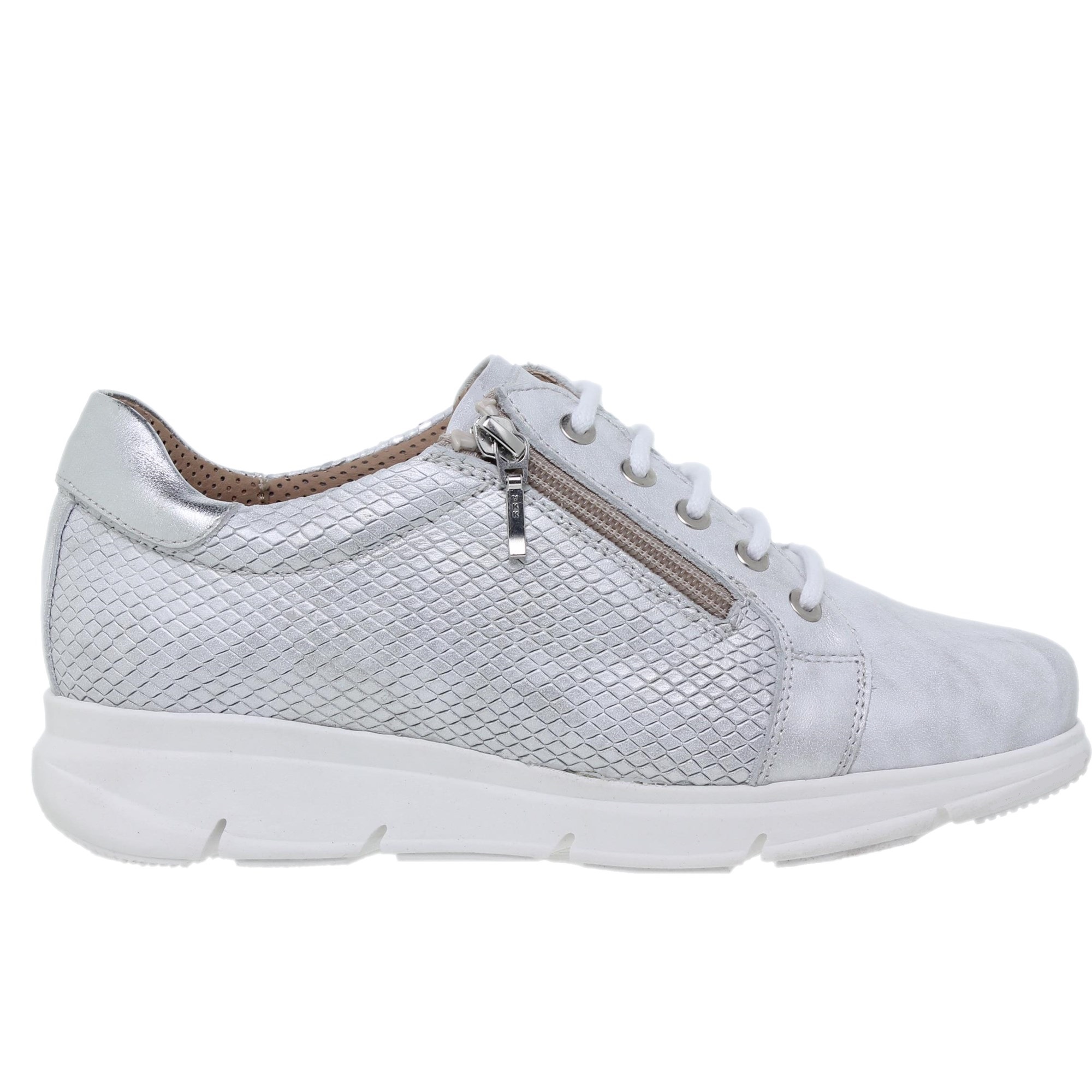 Tupie Sneakers Mujer Piel Hielo Cordones - Deportivos Mujer Cómodo Hielo 38601TP