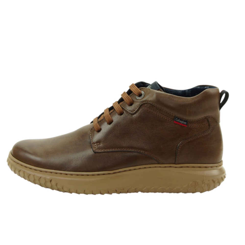 Callaghan mod. 60803 botín para hombre en piel natural, cordones