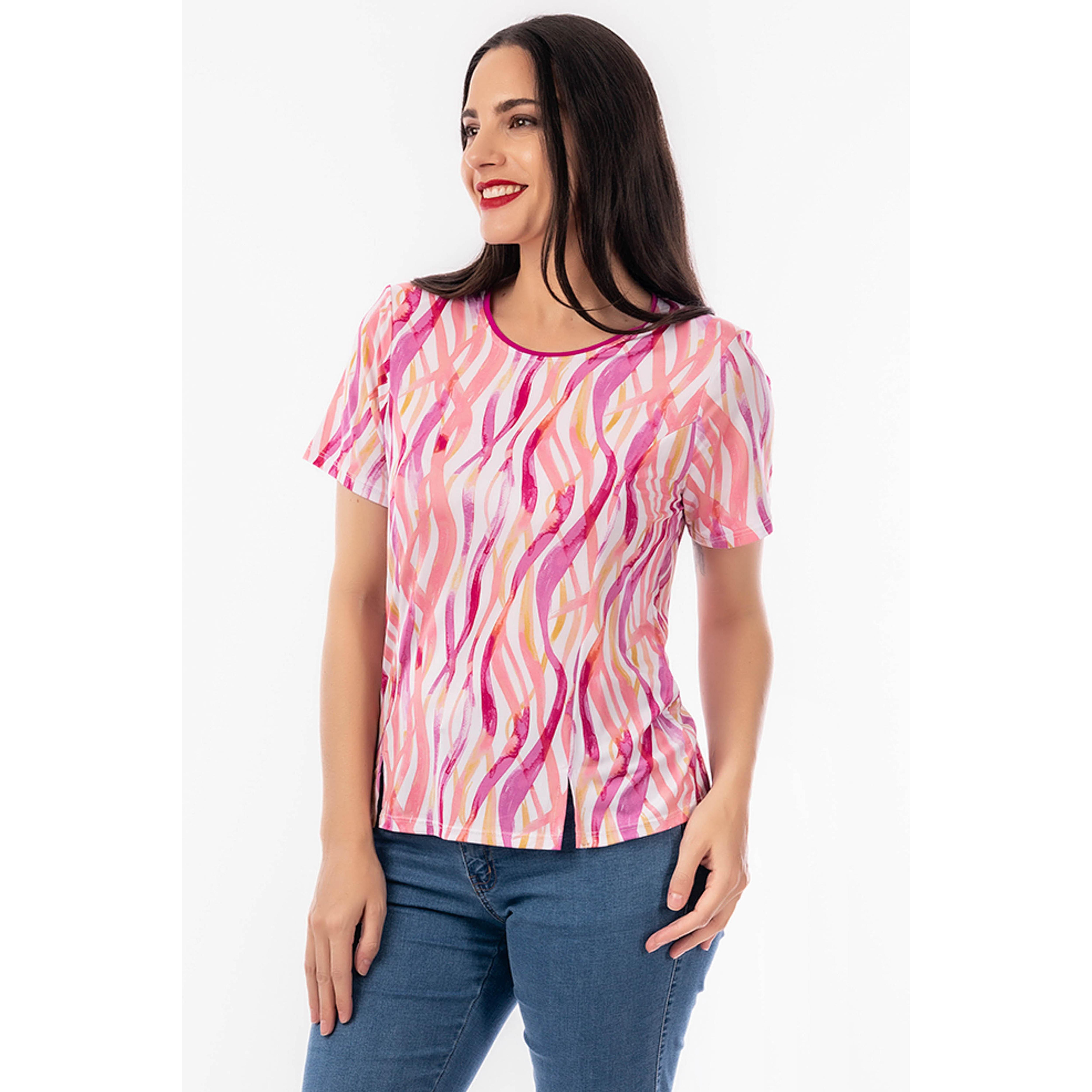 Camiseta de Manga Corta con Costadillos - Genuine