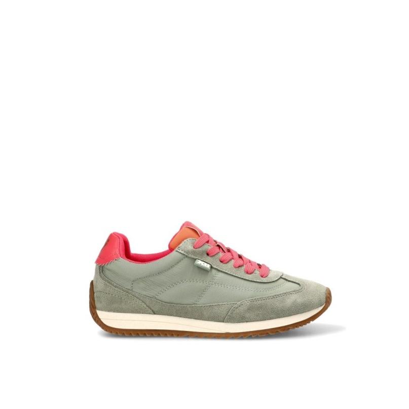 Zapatillas Casual Xti - Mujer - Suela Plana - Modelo 145209 - Color Kakhi