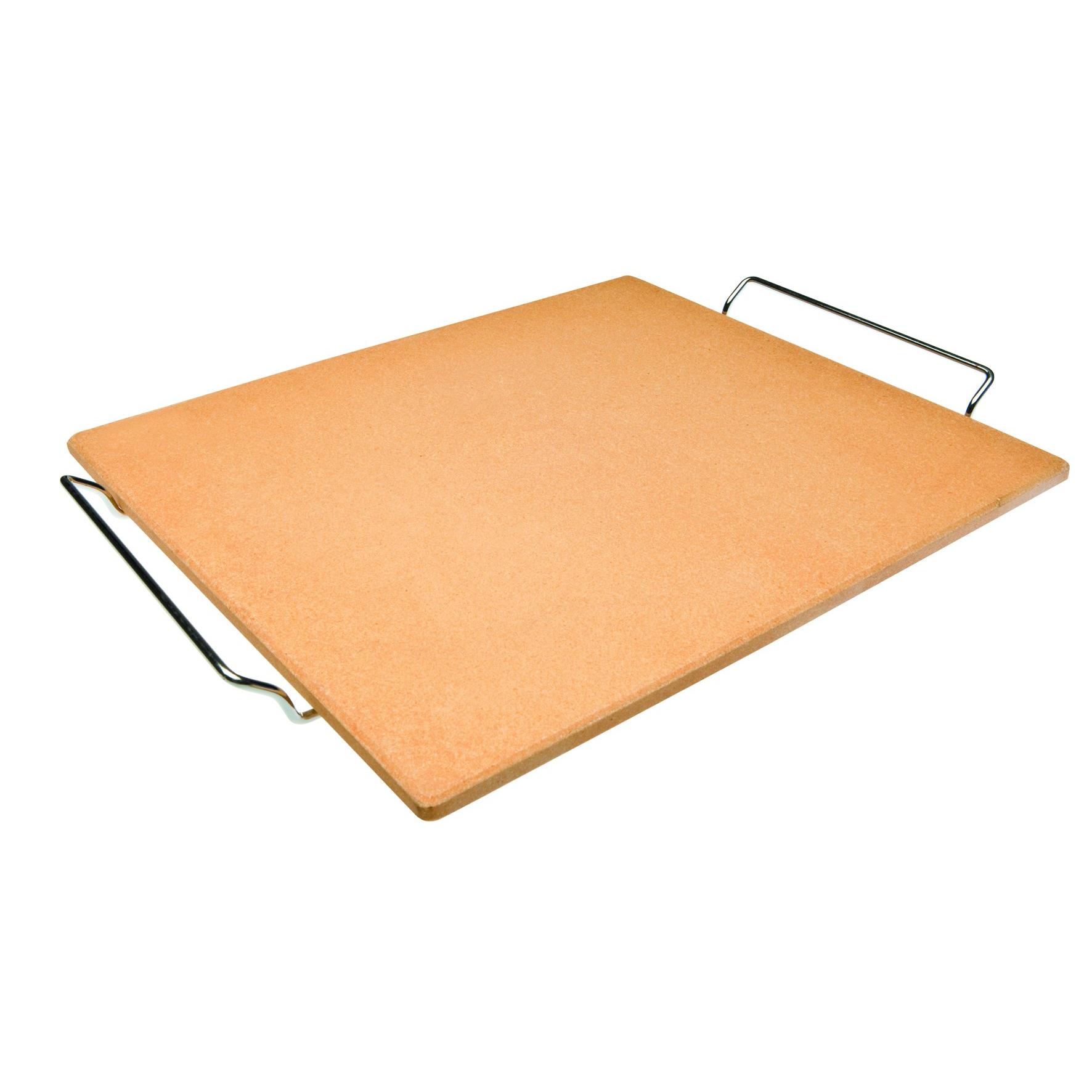 Ibili 784338 piedra para pizza rectangular piedra Orange 38 cm x 30 cm x 1 cm