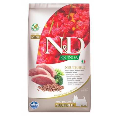 Farmina Nd Quinoa Grain Free Neutered Mini Pato 2.5 Kg