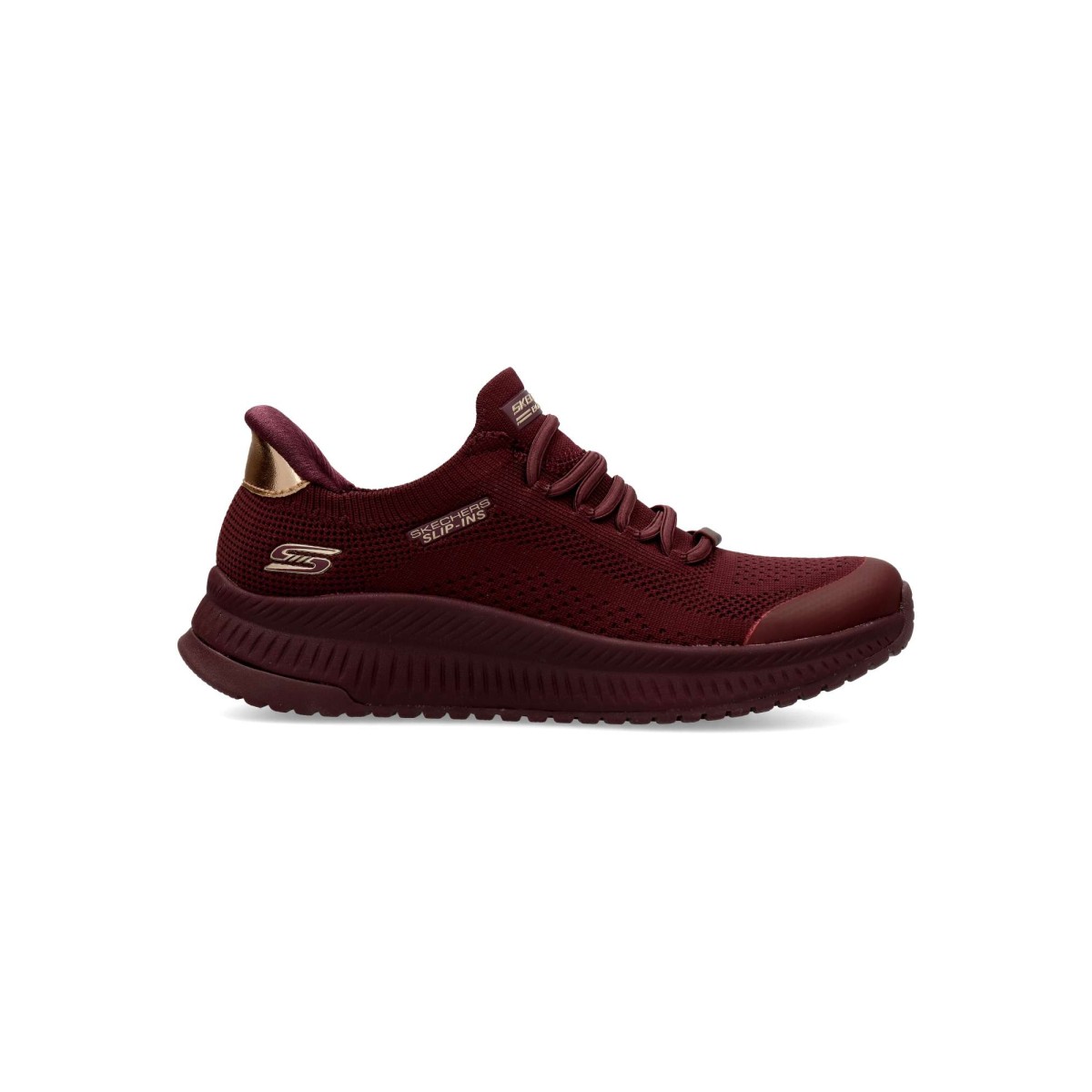 Skechers - Zapatillas deportivas Slip-ins BOBS Squad 4 para mujer con tecnología Heel Pillow y plantilla Memory Foam