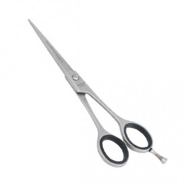 Tijera de Peluquería Simétrica de Posición Clásica, Ideal para Corte Preciso, Acero Inoxidable AISI440, Fácil de Ajustar