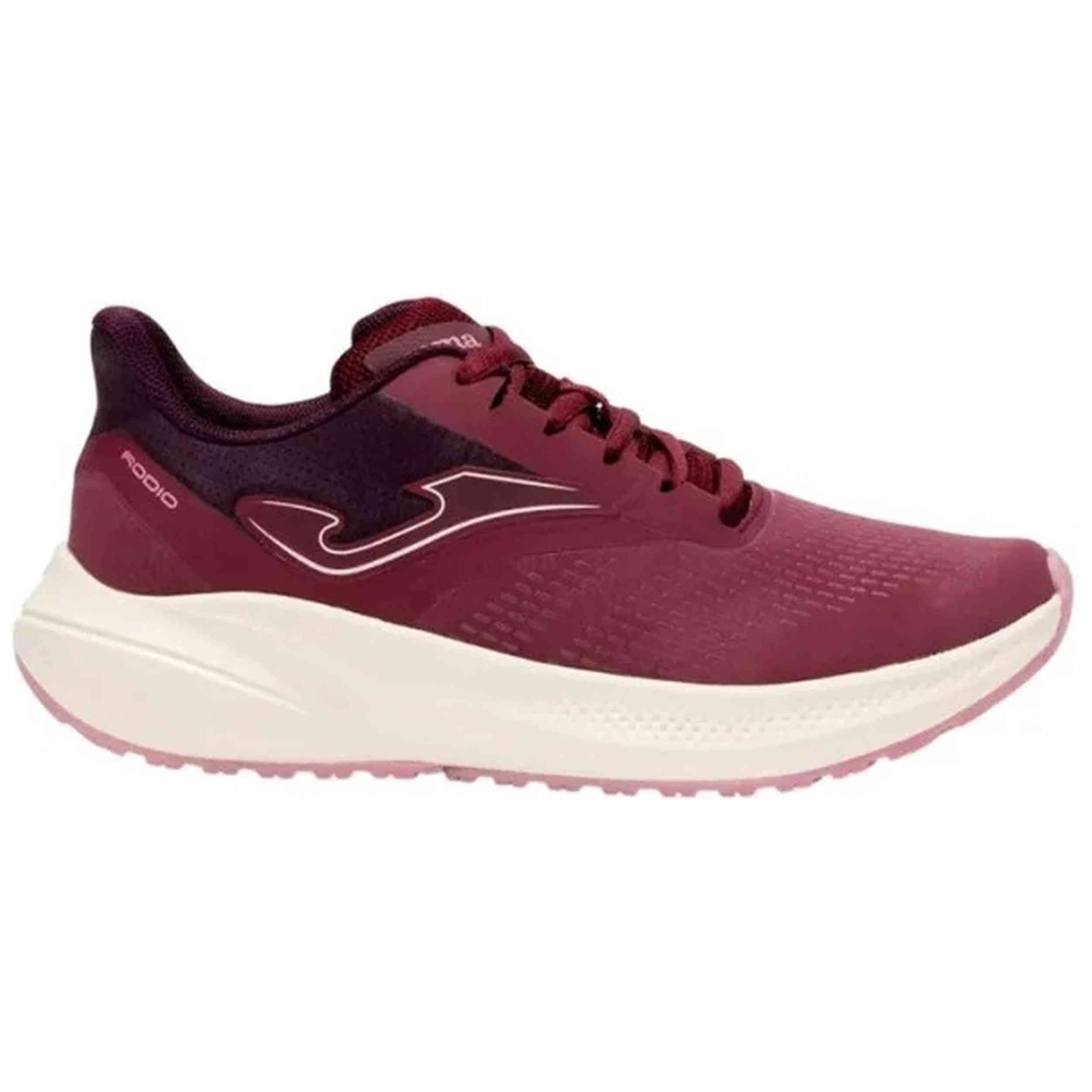 Zapatillas Joma modelo Rodio Lady 2520 Granate en color Rosa