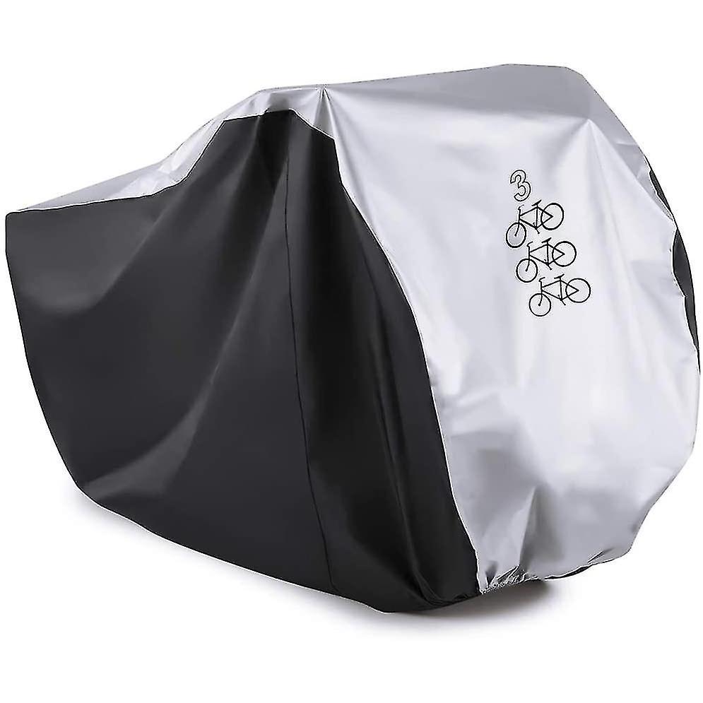 TK Bike Cover For 3 Bikes Cycle Bicycle Rain Cover Waterproof Bike Cover All Weather Dust