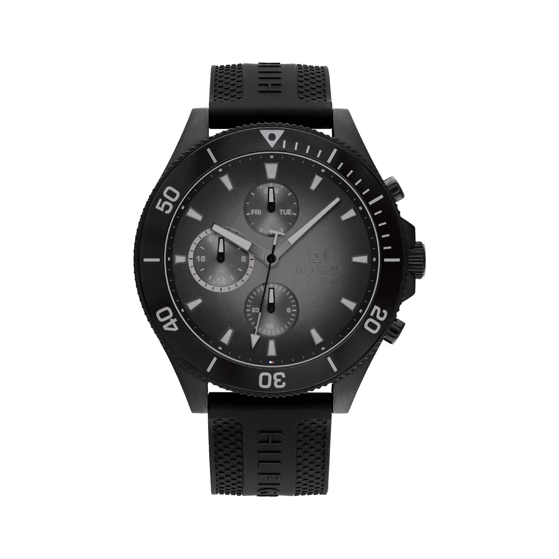Tommy Hilfiger Reloj Hombre Analogico Cuarzo con Correa de Silicona 1791921