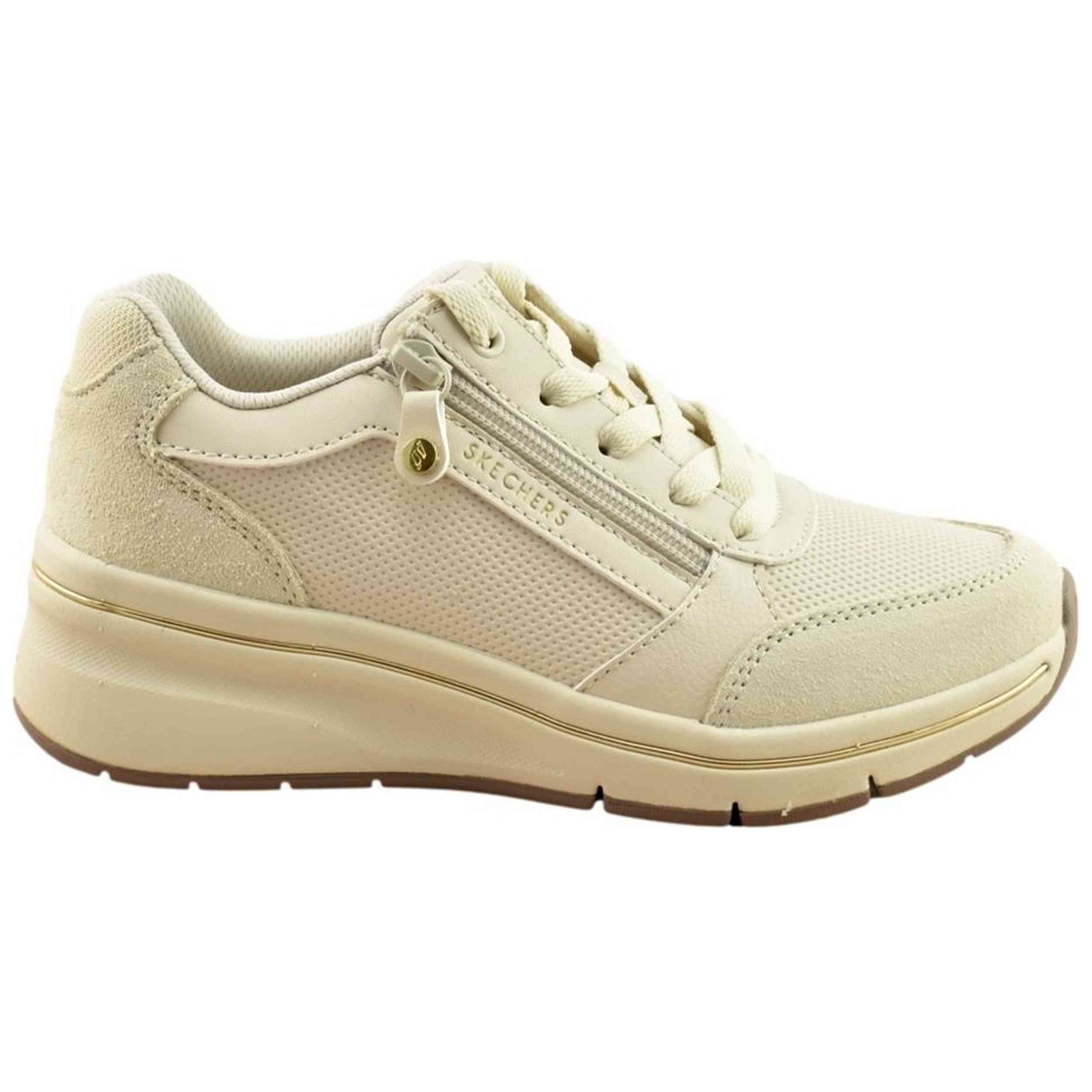 Zapatillas Skechers modelo 190370NAT para Mujer en color Beige