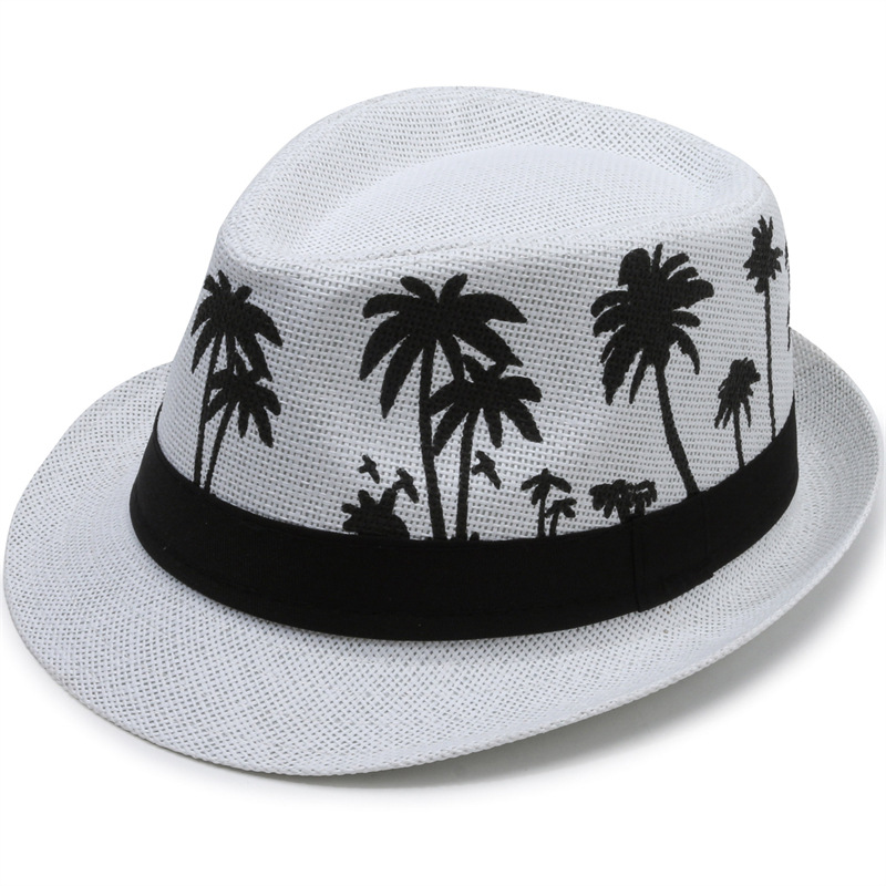 Sombrero de paja playero de ala corta, sombrero de paja para niños y niñas, sombrero para el sol en la playa de verano