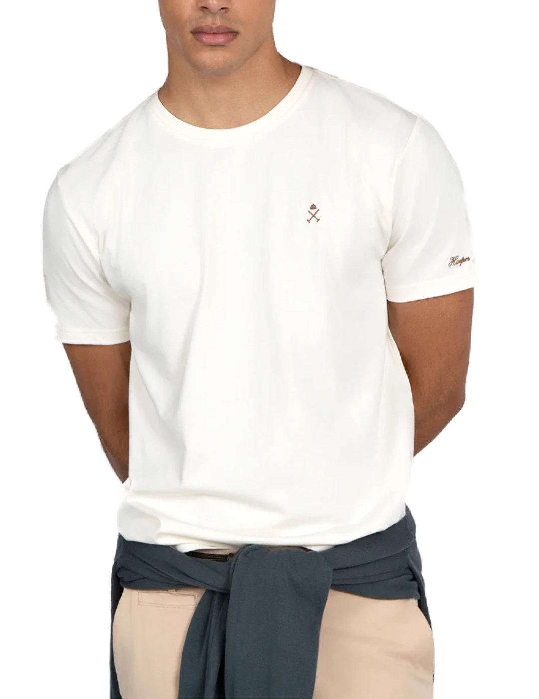 Camiseta Harper&Neyer Club blanco manga corta para hombre