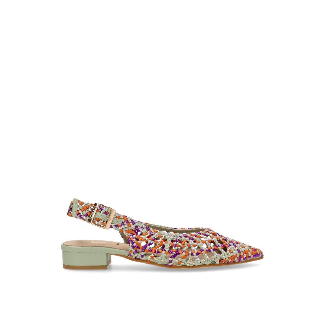 SANDALIA TRENZADA ETIKA 10125 MONDELLO, MUJER BEIGE