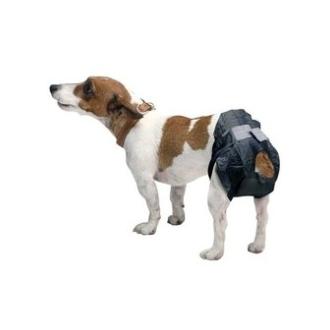 Pañales para perros IBAÑEZ Negro Talla 2, 34-44 cm 12 uds