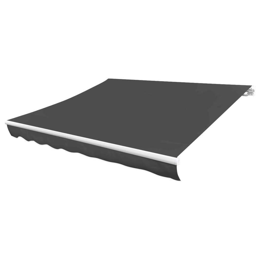 Vidaxl Toldo de Lona 4x3 M Sin Estructura Protección Rayos UV Antracita