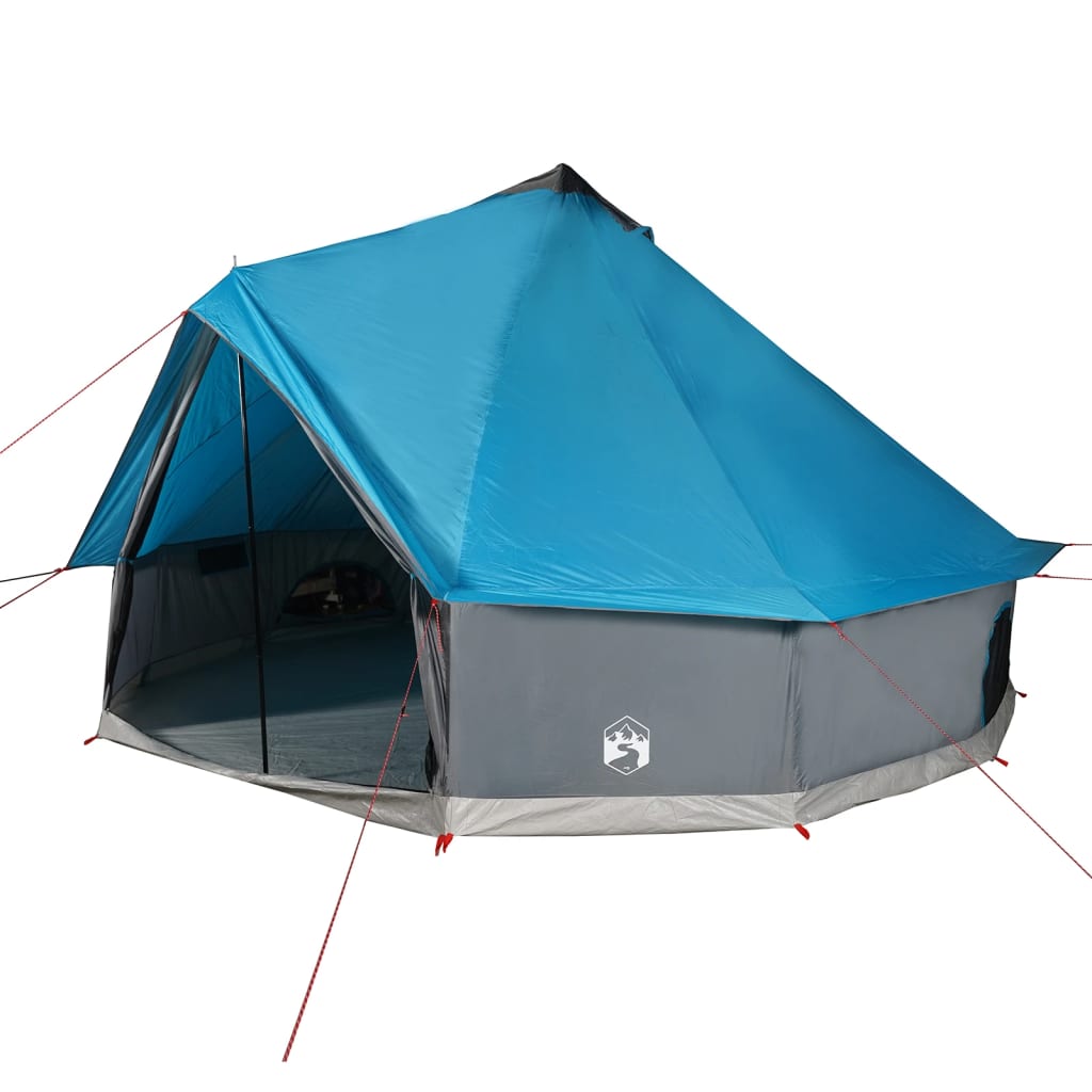vidaXL Tienda de campaña familiar tipi 10 personas impermeable Color Azul, Verde, Gris y naranja y mas