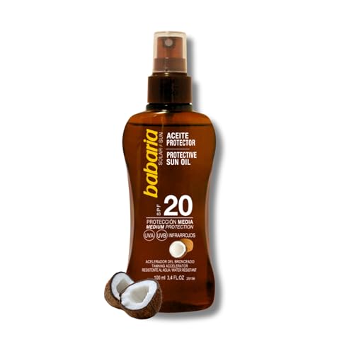 Babaria - Aceite protector solar coco f-20 - 100 ml 50000571