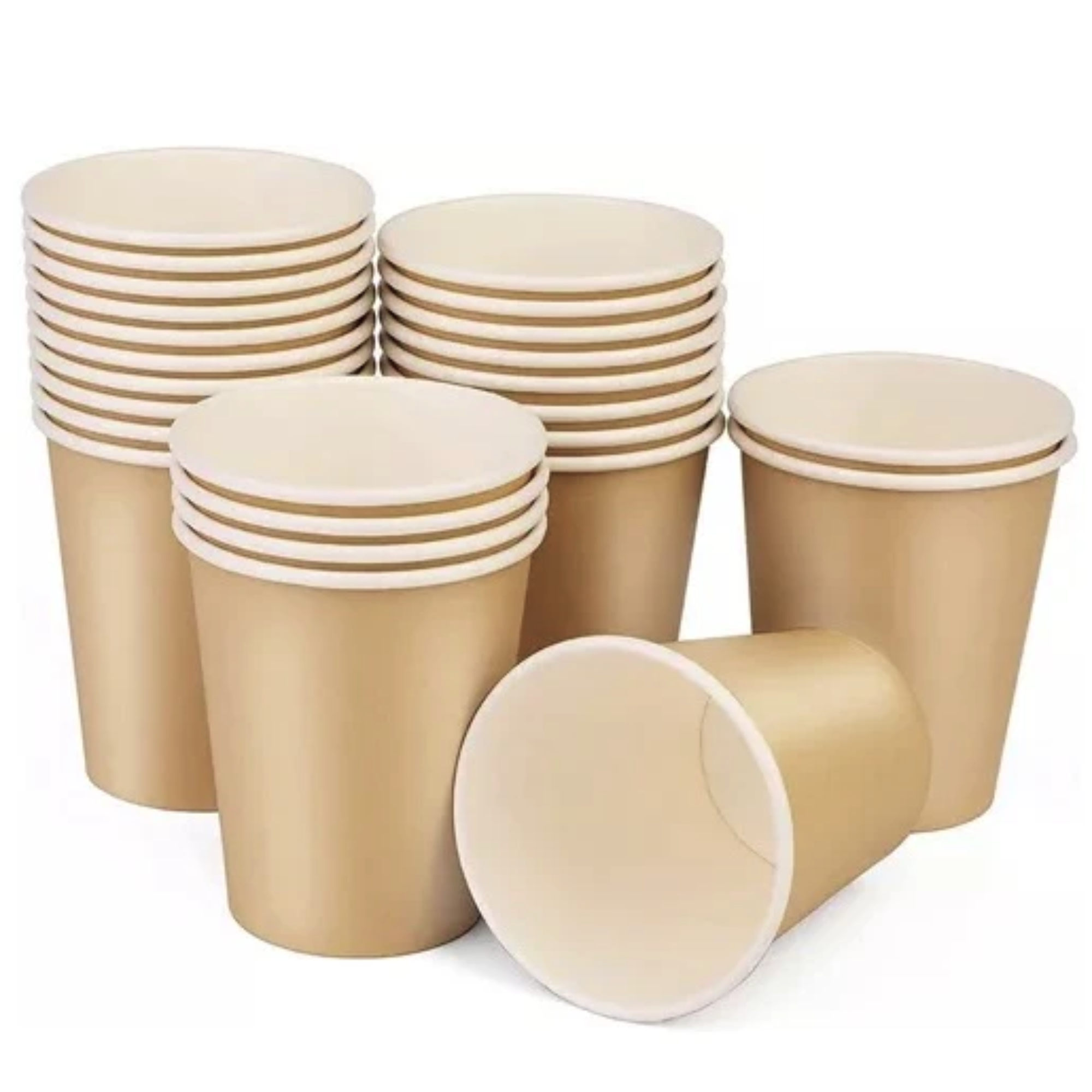 Start Electric | Vasos de Cartón Biodegradables - Pack de 300 Unidades, 200cc, 8cm Desechables, Resistentes, Reciclables, para Bebidas Calientes y Frías, Ideal para Eventos, Fiestas, Oficina y Negocios | Marca Maxi Products