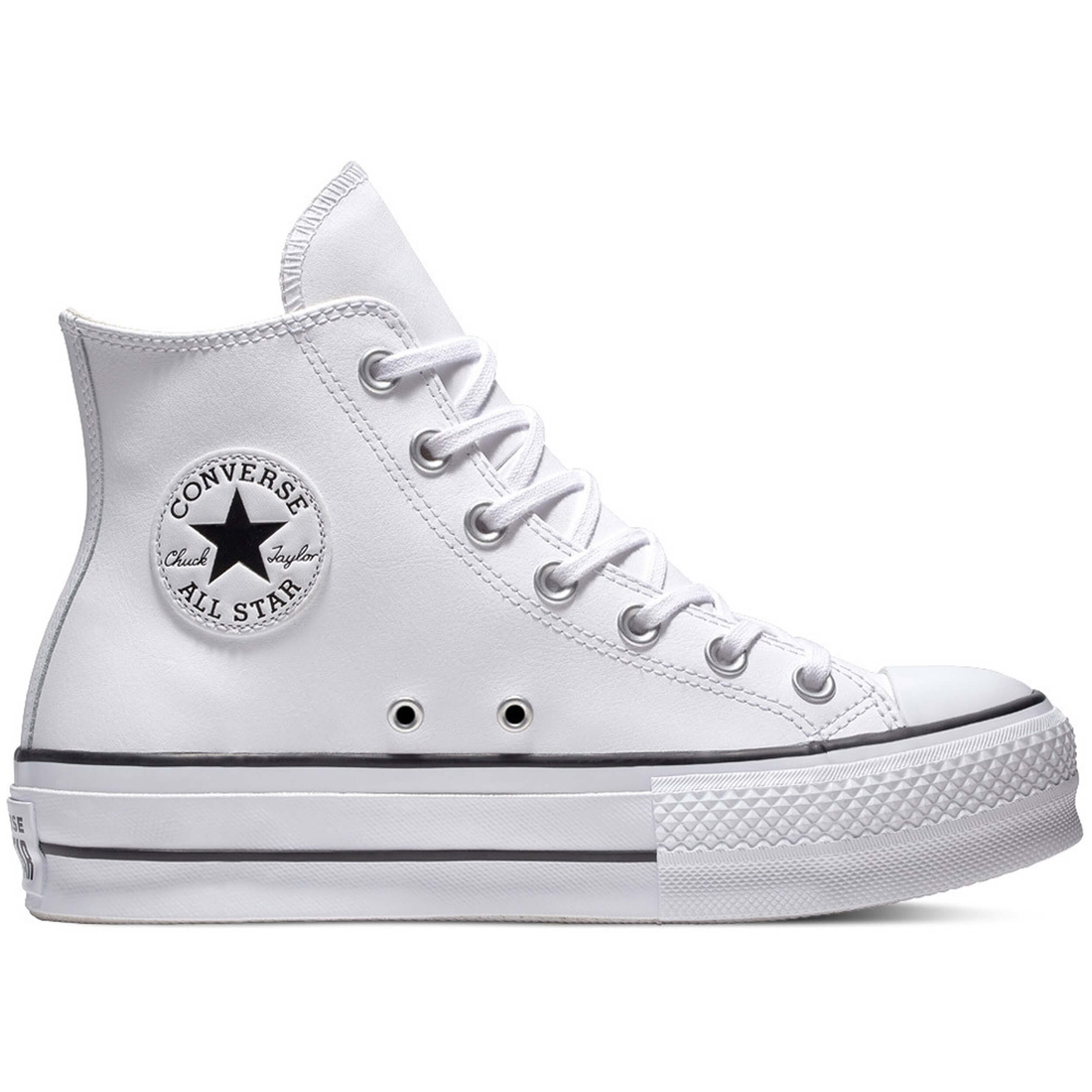 Bota Media marca Converse modelo 561676C para mujer en color blanco