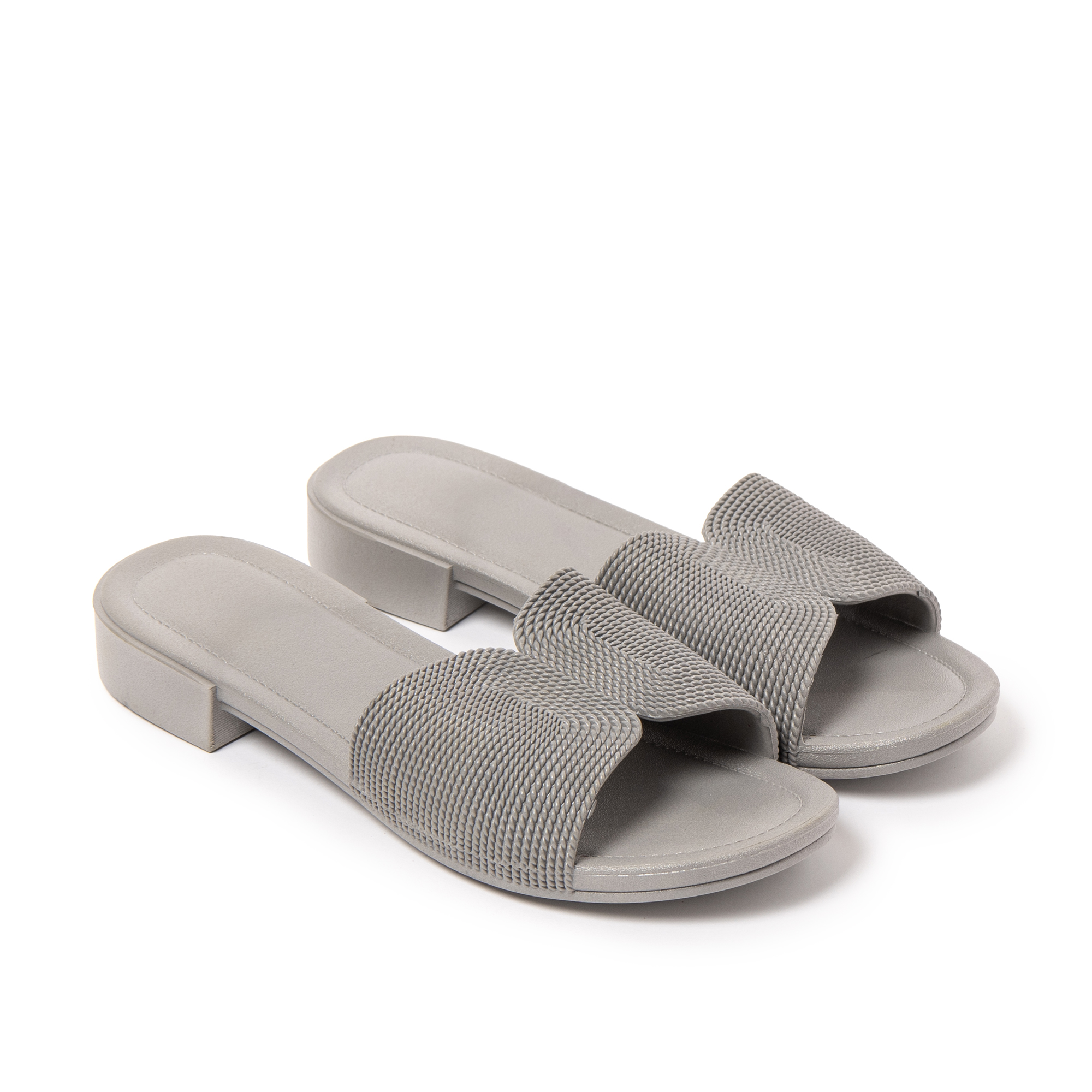 Sandalia de Mujer Brasileras Modelo Platz en Goma, Tacón Bajo 2,5 cm, Ideal para Playa y Uso Diario