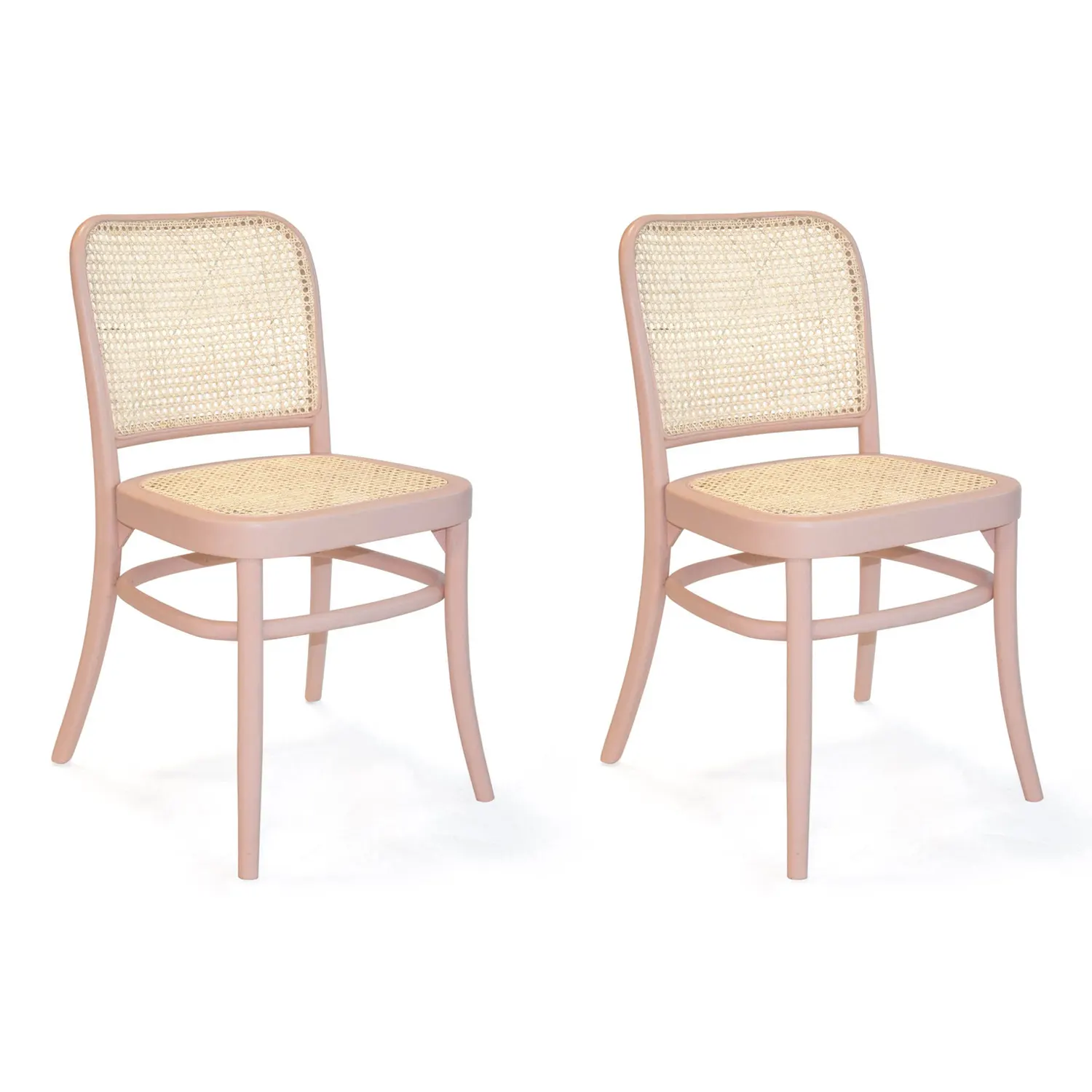 Silla de Comedor LÚZETE - Hannah Madera de Olmo Rosa