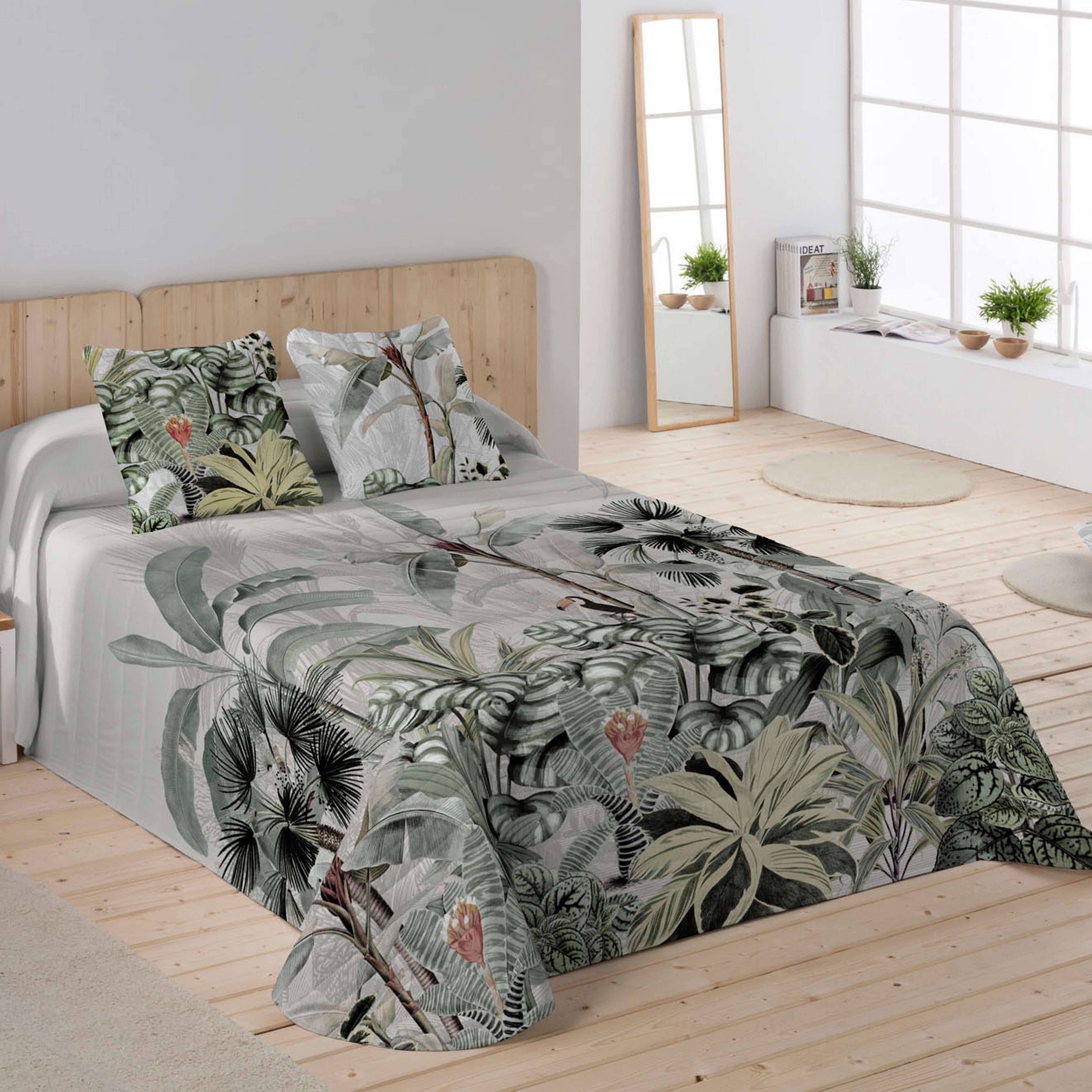 ICEHOME - Colcha Bouti Estampada 100% Algodón 144 Hilos - Relleno 70 gramos - Colcha Ligera para Cama 90/135/150/180 - Fabricado en España