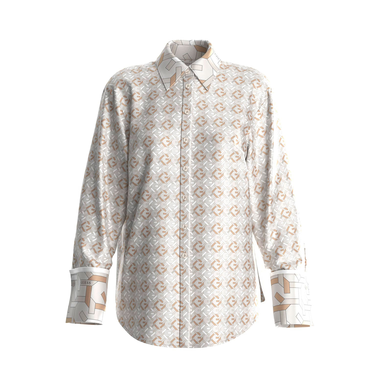 Guess Blusas Beige W4YH47 WF1T2-P1HV , para Mujer