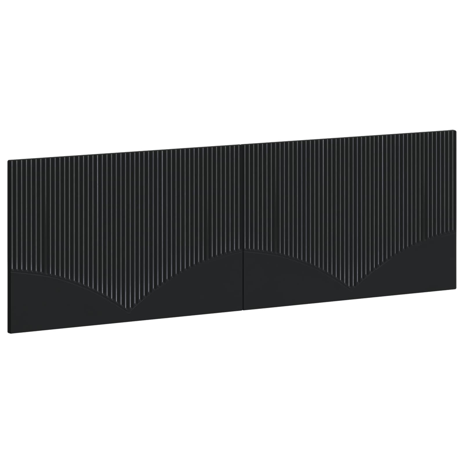 vidaXL Cabecero montada en la pared HOORN Madera de ingeniería 160 x 3 x 50 cm Multicolor