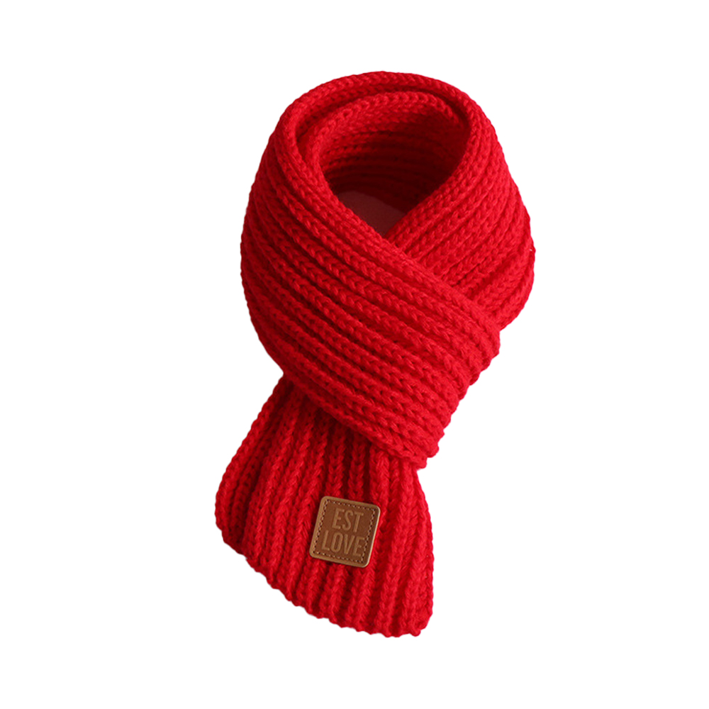 Niños Bufanda Niños Niñas Invierno Bufandas de punto caliente Calentador de cuello
