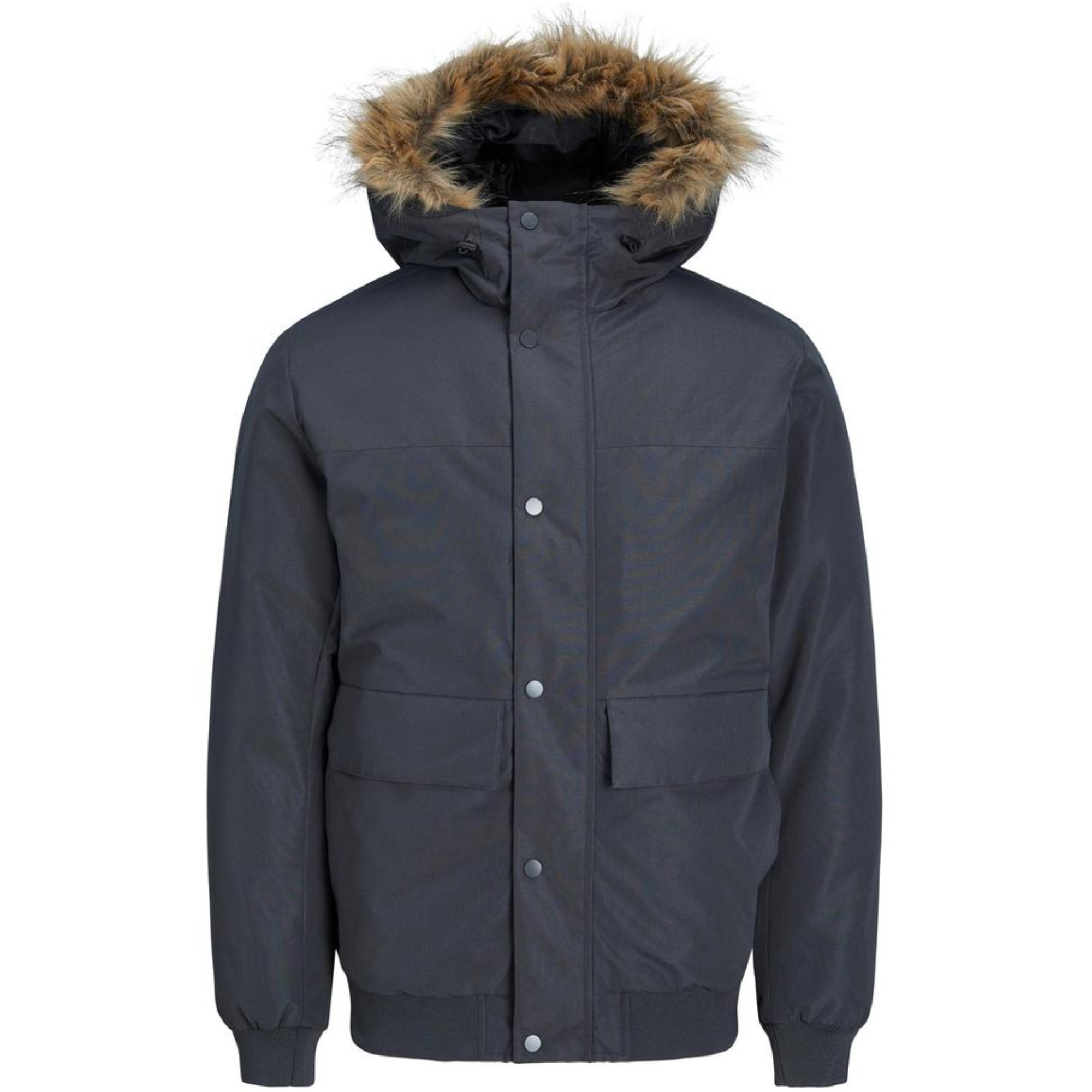 JACK&JONES 12236822 JJCHAMP BOMBER JACKET FAUX FUR Hombre Anorak Chaqueta Cazadora Parka Abrigo 28747