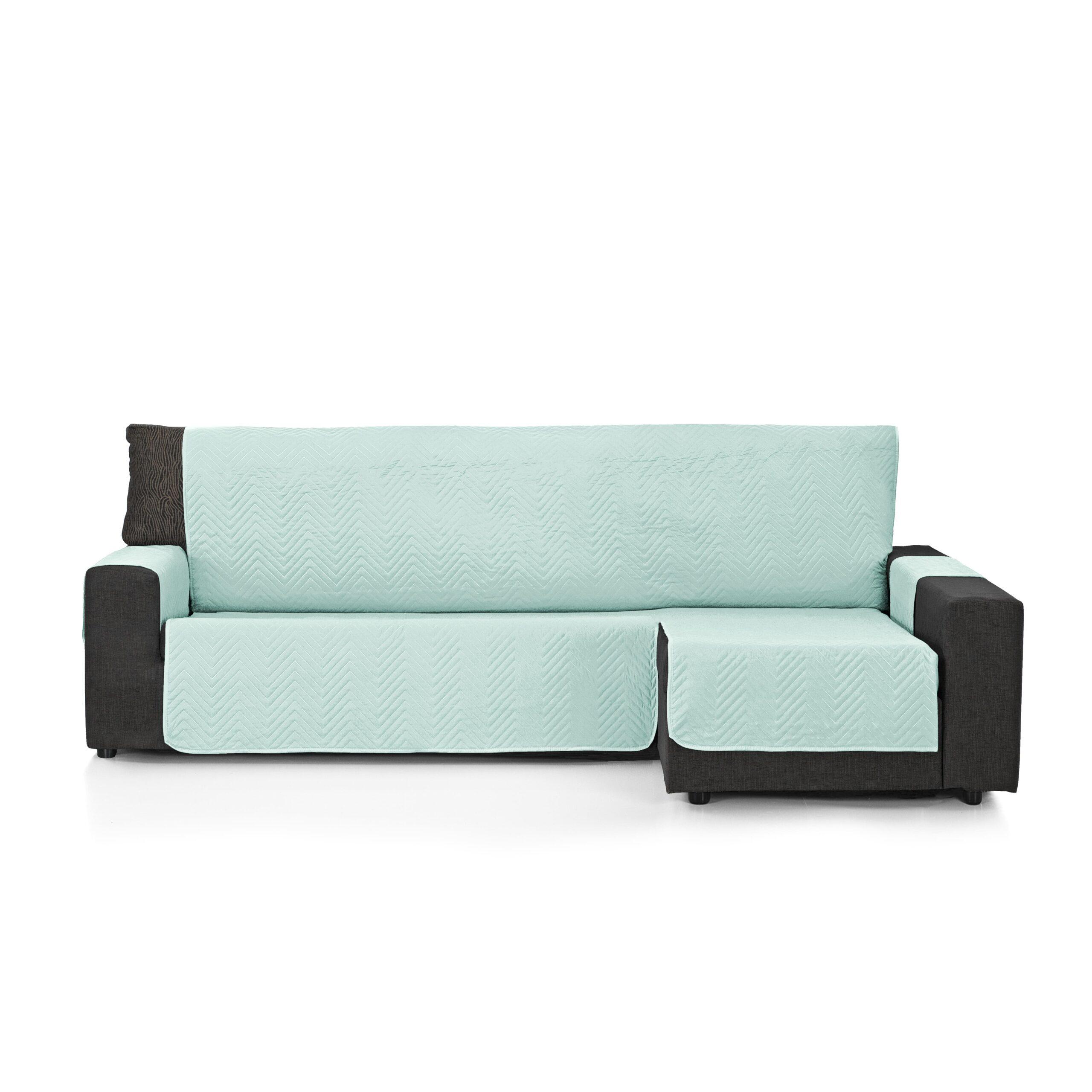 Funda Cubre Sofá Chaise Longue Mont - Válido para Chaise Longue Izquierdo y Derecho - Protector de sofá de arañazos - Fabricado en España - S&T Sofa Covers