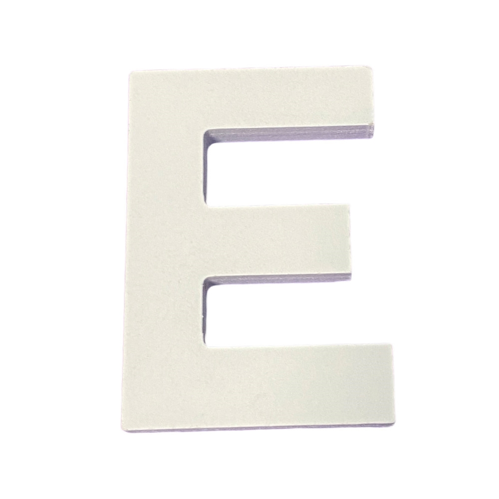 PlusHome Letras 15CM de Madera A-Z Mayúscula Decorativa Color Blanco
