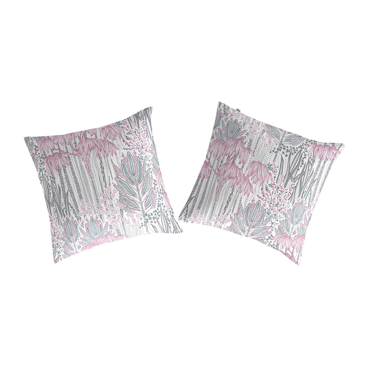 NAF NAF - 2 fundas de almohada 100% algodón CAREUS 65x65 cm - rosa