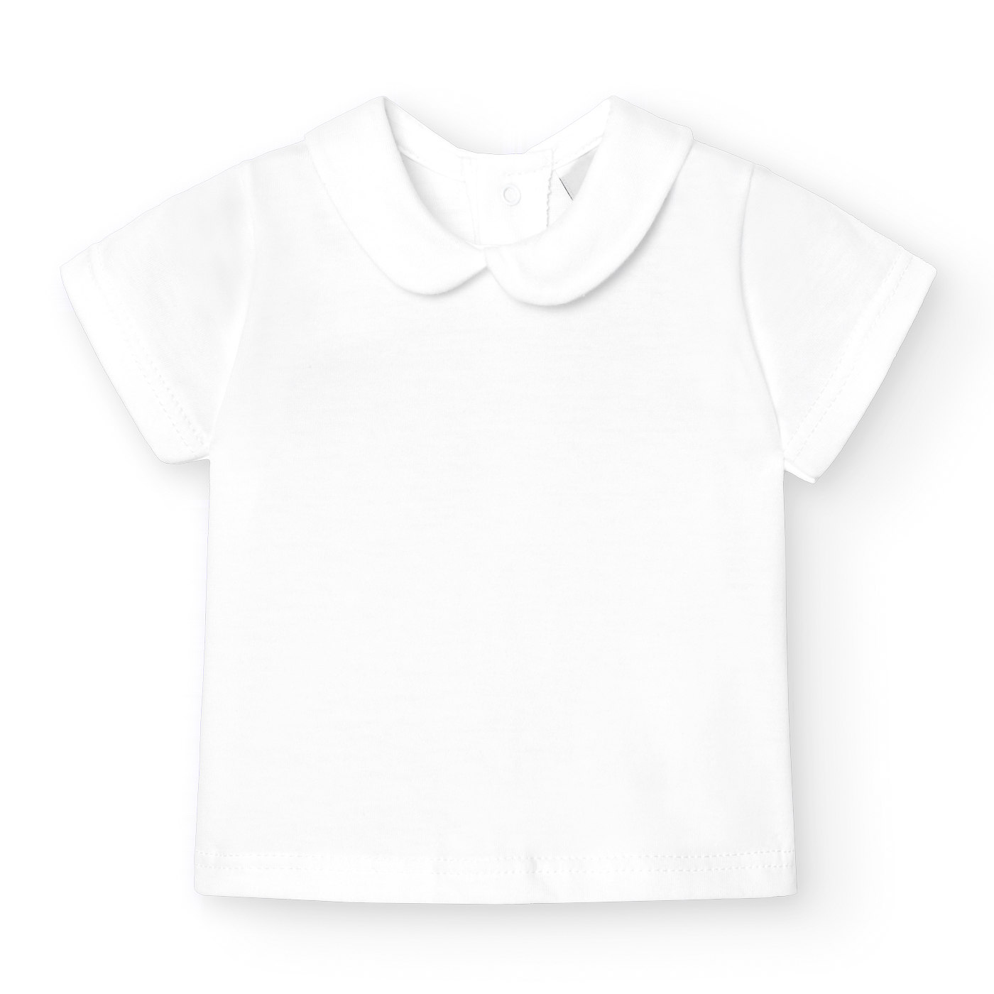 Basicos Babidu pack de 2 camisetas manga corta cuello bebé