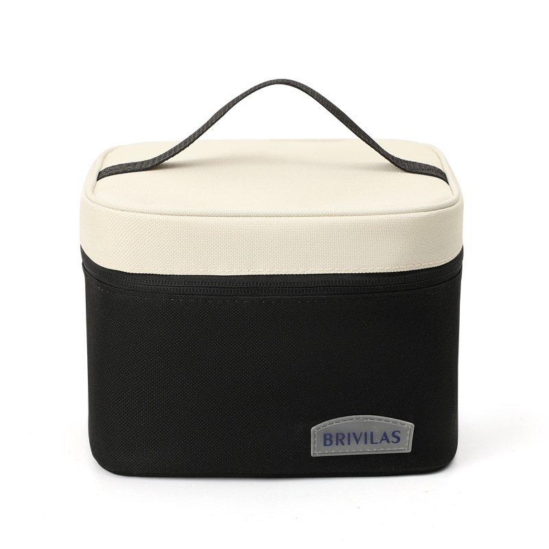 CA Bolsa de picnic portátil para exteriores con bolsa de hielo fresca para llevar comida y bebida, bolsa de almuerzo de gran capacidad, bolsa aislante, tendencia de dopamina