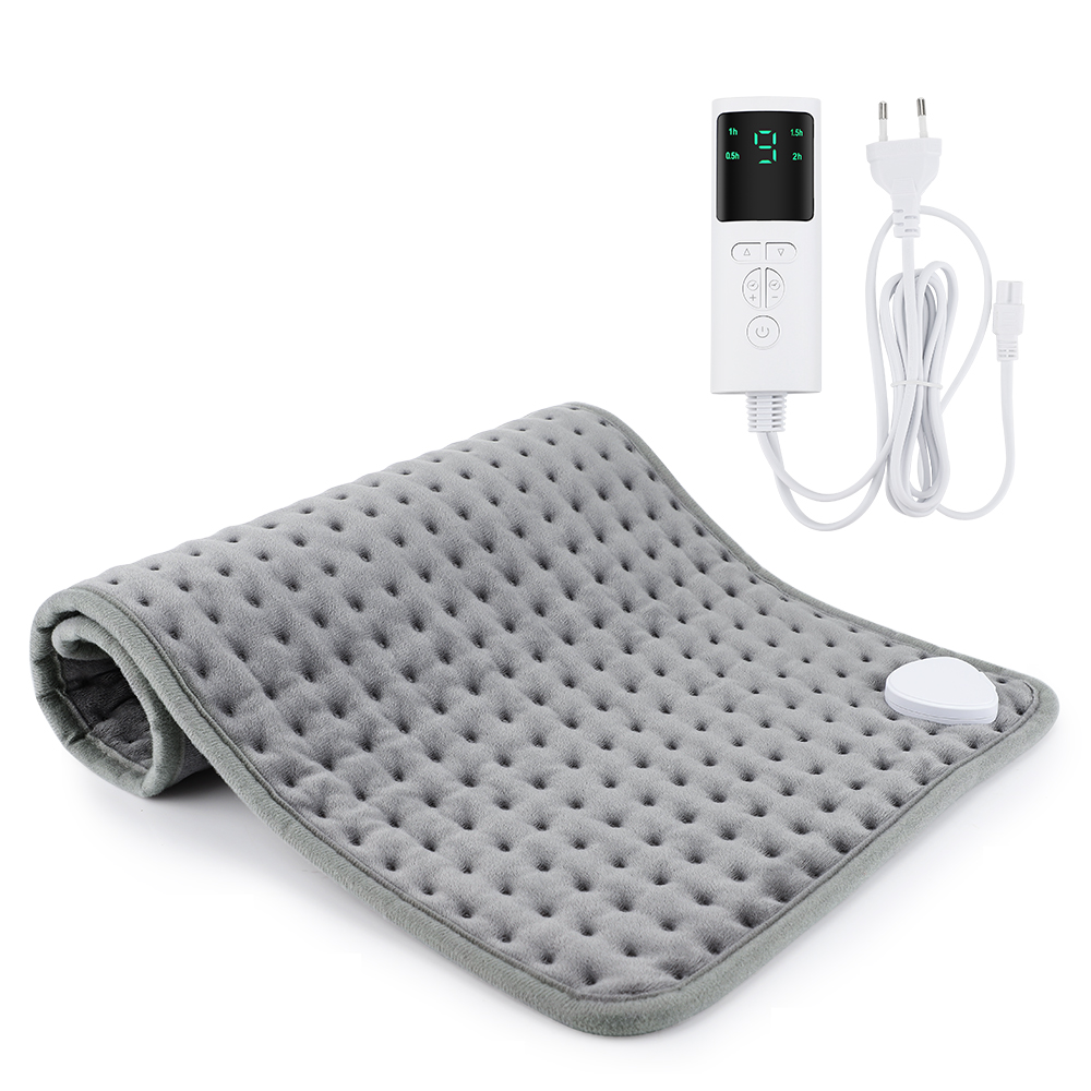 TK Almohadilla De Calor Eléctrico Para El Cuello Y Espalda Almohadilla De Compresión Caliente Para Alivio Del Dolor De Piernas Y Columna Lumbar Edad Adecuada: Adultos Tamaño Grande Material De Algodón Y ABS