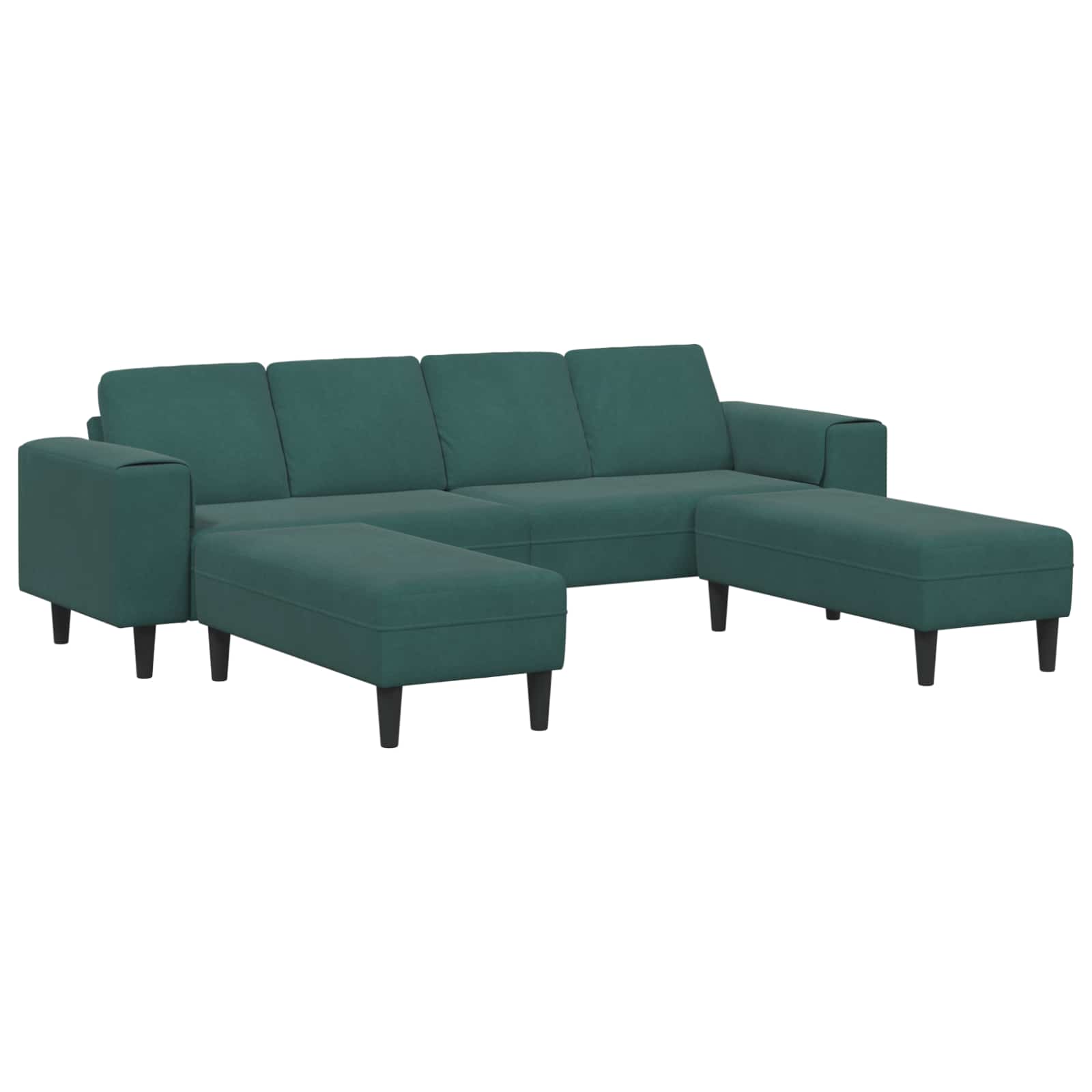 vidaXL Sofá de sala 3 uds. Multicolor