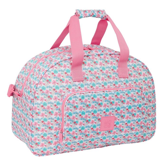 SAFTA BOLSA DEPORTE RECICLADO MOOS FLORES MOOS FLORES 21x48x33 Cms.