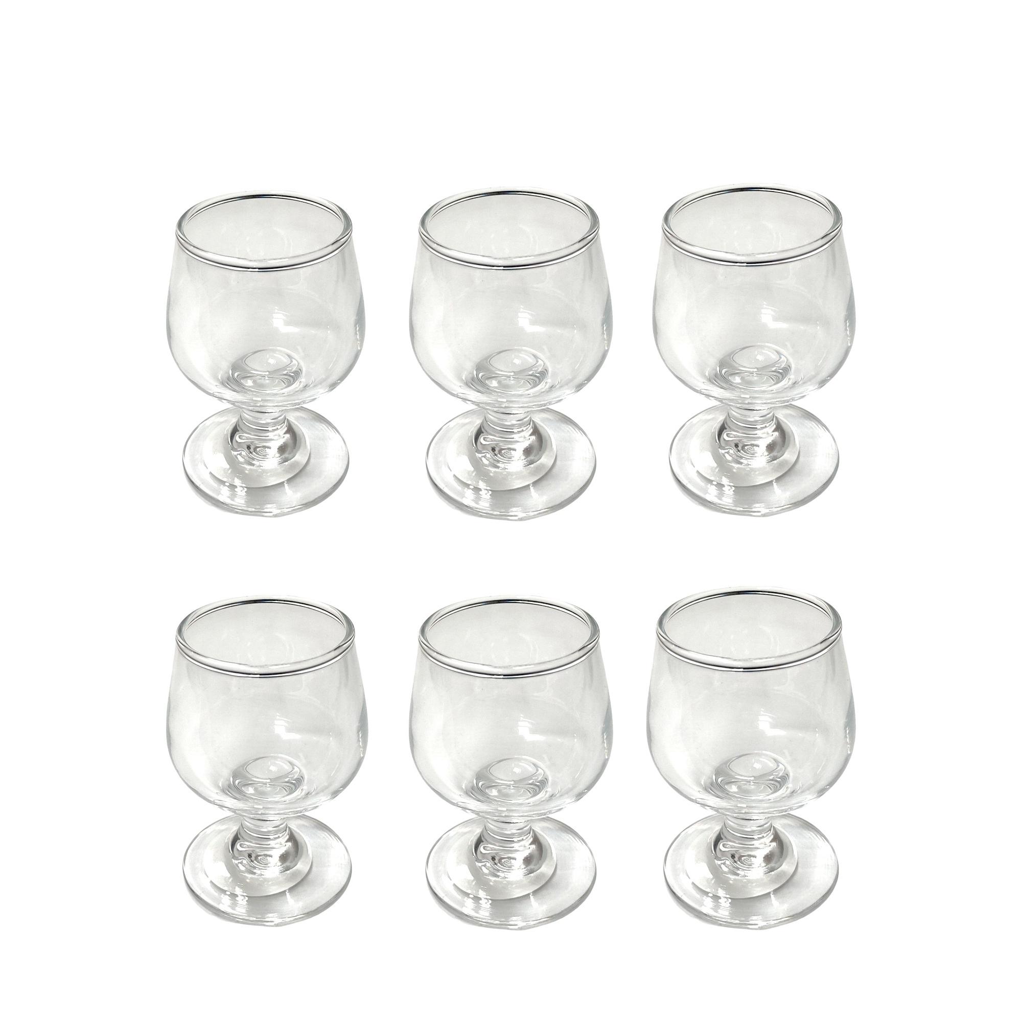 TopRed | Copas de Coñac - 6 piezas – Disponibles en Tamaños de 100ml, 150ml, 250ml, 350ml y 500ml | Marca Alessandro