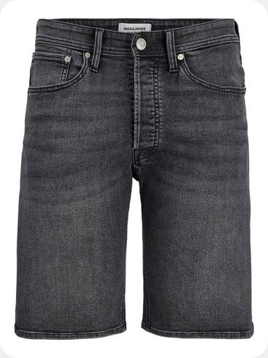 Pantaln Corto JACK & JONES JJIRICK JJORIGINAL SHORT AT 999 12290839 Negro Negro