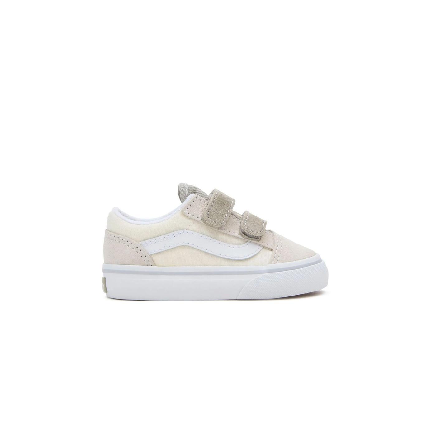 Zapatillas Vans Old Skool V Niño Beige - Calzado Clásico de Skate