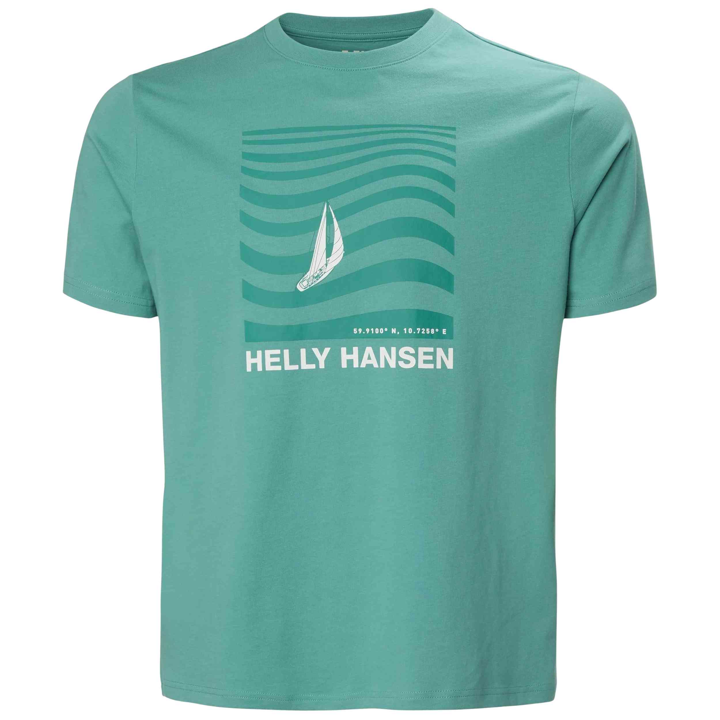 Camiseta De Manga Corta Helly Hansen modelo 54601-472 para Hombre en color Verde