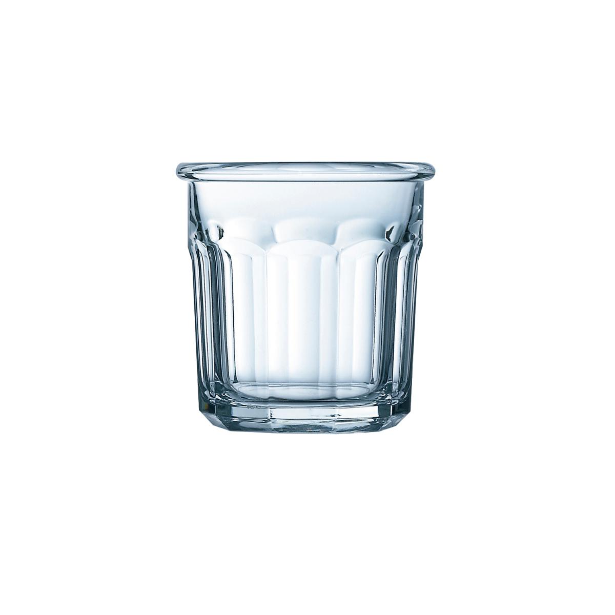 ARCOROC ESKALE Caja 6 Vasos Altos Vidrio 31CL Transparente Brillo Fabricado en Francia Reciclable